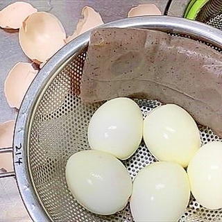 プチメンドクサから解放されようゆで卵と蒟蒻の下準備